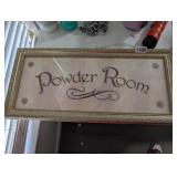 POWDER ROOM WALL ART