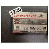 (5) WINCHESTER 12 GAUGE BUCKSHOT