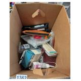 BOX WITH RAZOR, FOOT RASP, MASSAGER, ETC. NEW