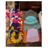KNITTED ROOSTERS AND HATS PLUS