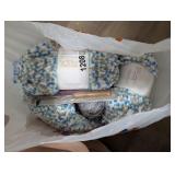 BAG FULL OF CROCHET YARN, NEEDLE