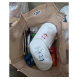 BAG FULL OF GOODIES, CUPS, GLASSES, PENS, ETC.