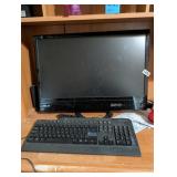 HP COMPUTER WITH SPEAKERS AND CLEANER