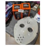(2) BLACK LIGHT BULBS, AND MASK LOT