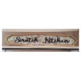 SCRATCH KITCHEN WALL DECOR
