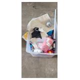 TOTE FULL OF MIXED TOYS