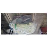 TOTE OF CURTAINS/ LINENS/ BEDDING