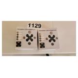 (2) PORTABLE COIN ORGANIZERS