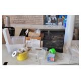 LOT OF STATIONARY, ORGANIZERS, LABELS, PLUS