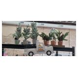DECORATIVE PLANTS AND TRUCK WALL DECOR