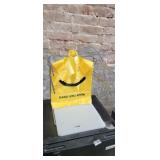 BAG RACK WITH MIXED SIZE BAGS