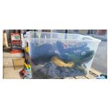 TOTE FULL OF TEE SHIRTS, ETC.