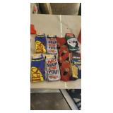 (7) PAIRS  OF SOCKS, SEINFELD, MONOPOLY, ETC, MENS