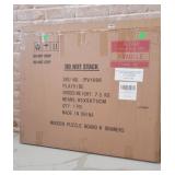 WOODEN PUZZLE BOARD WITH DRAWERS