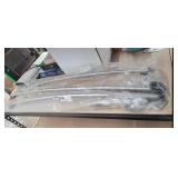 3 CURVED SHOWER RODS