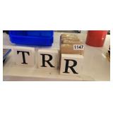 LOT OF LETTER TILES