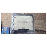 60X80 DARK BLUE SHERPA BLANKET