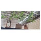 2 PLANT DECOR AND POT