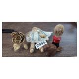 LOT OF GOODIES, ROSE, DOLL, SHAVE BRUSH, ETC