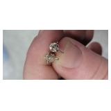 STERLING SILVER CROSS EARRINGS