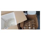 ANTIQUE PUNCH BOWL AND PUNCH CUPS SET