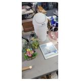 SMALL TRASHCAN, HANGING DECOR, FRAME LOT