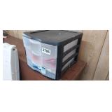 3 DRAWER ORGANIZER WITH STUFF
