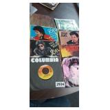 LOT OF SINGLE .45 RECORDS, JOEL, MONEY, HUEY LEWIS