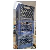 (3) MILK CRATES