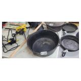 13' CAST IRON DUTCH OVEN