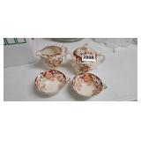 VINTAGE HAND PAINTED JAPAN DINNERWARE