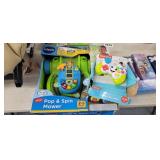 POP AND SPIN MOWER AND CONTROLLER TOY