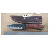 MHS CUTLERY, HAND CRAFTED KNIFE WITH SHEATH
