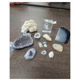 LOT OF ROCKS, CYSTALS, ETC