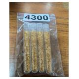 (4) TUBES OF GOLD FLAKE