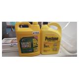 (2) ANTI-FREEZE EACH APPOX. 1/4 FULL