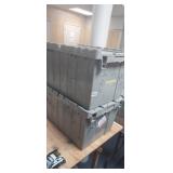 (2) FOLD IN LID  TOTES