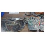 FIELDLINE BELT PACK AND 2 CAMO CAPS