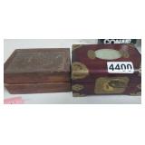 (2) SMALL JEWELRY BOXES