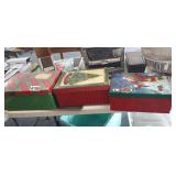 SET OF (3) NESTING CHRISTMAS BOXES