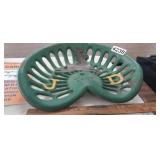 JOHN DEERE CAST IRON TRACTOR SEAT