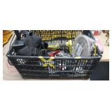 BASKET FULL OF TOOLS, ETC