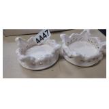 (2) DECORATIVE CERAMIC DISHES