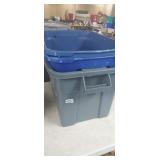 (3) TOTES, NO LIDS