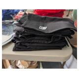 LOT OF BLACK LINENS