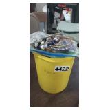 CANISTER FULL OF JEWERLY
