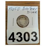 1905-O BARBER DIME