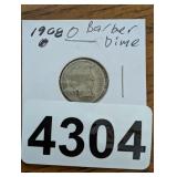 1908-O BARBER DIME