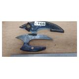 MHS CUTLERY, HAND CRAFTED ULU KNIFE WITH SHEATH