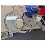 LOT OF SERVING TRAYS